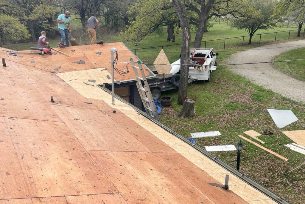 New roofing decking